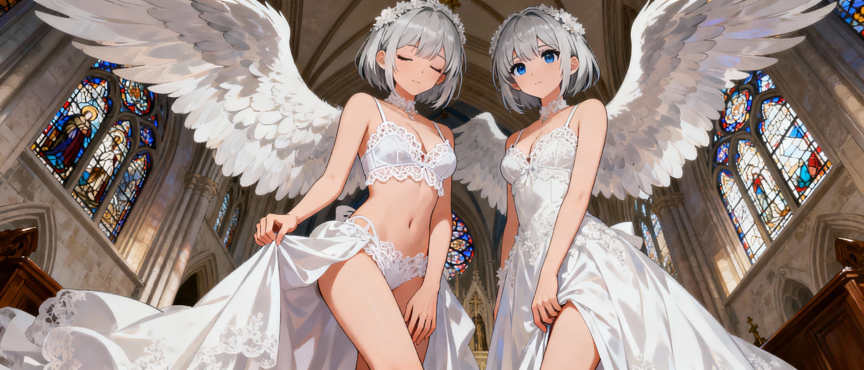 「　・・・　おねえさま　！？　・・・　♡ ＊　よくてよ　・・・　」