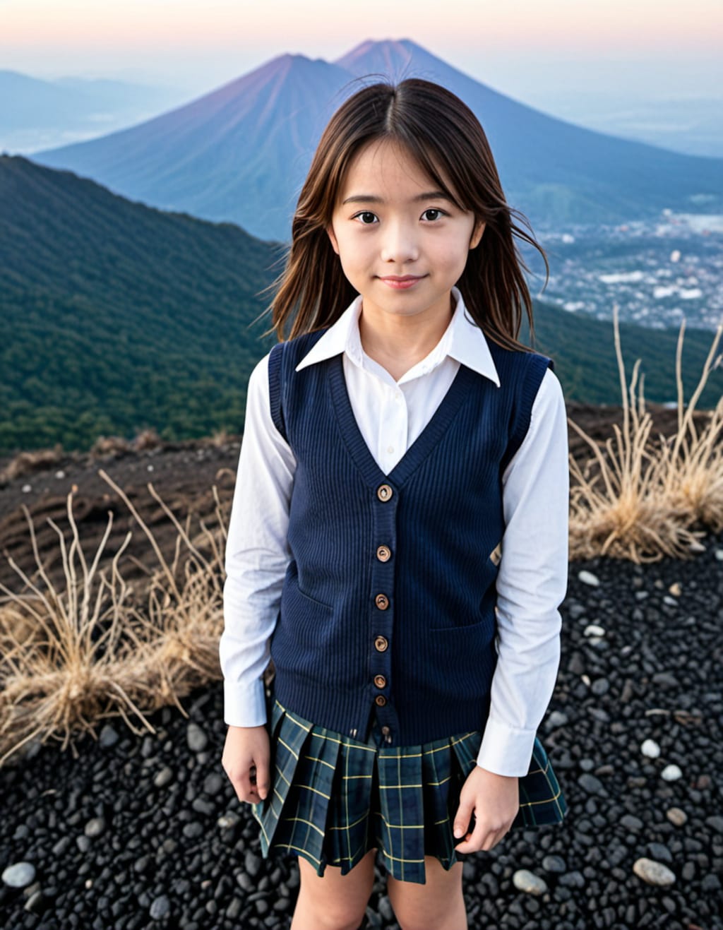 山頂でちょっとポートレート撮影_4