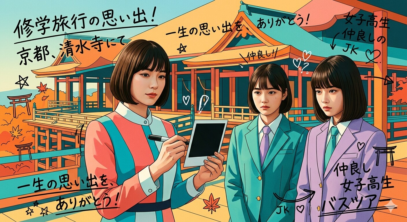 修学旅行記念写真 | の人気AIイラスト・グラビア