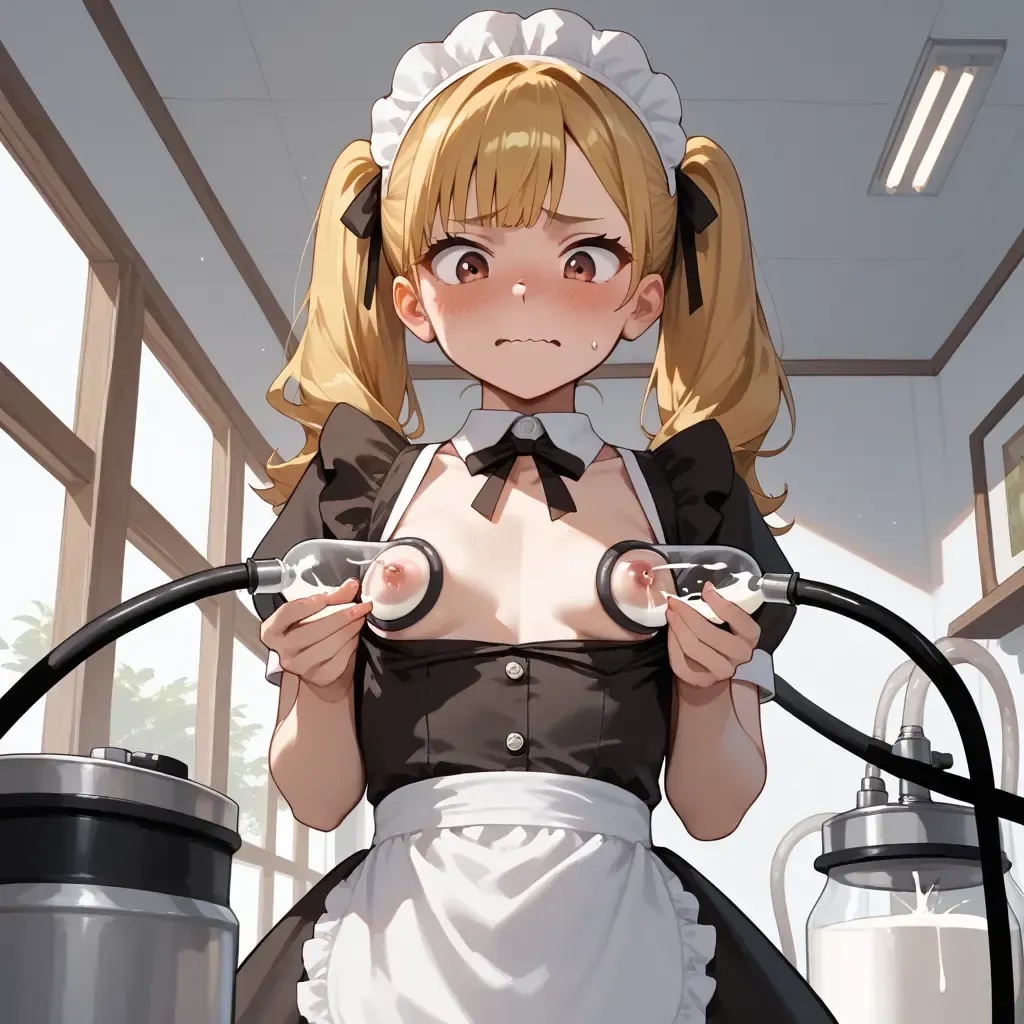 搾乳メイド(無・貧・並・巨・爆)