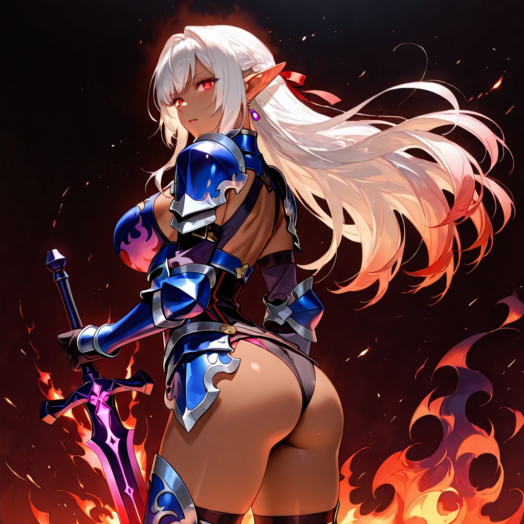 戦う魔炎の魔界騎士フィアレーネ・エクサリオン