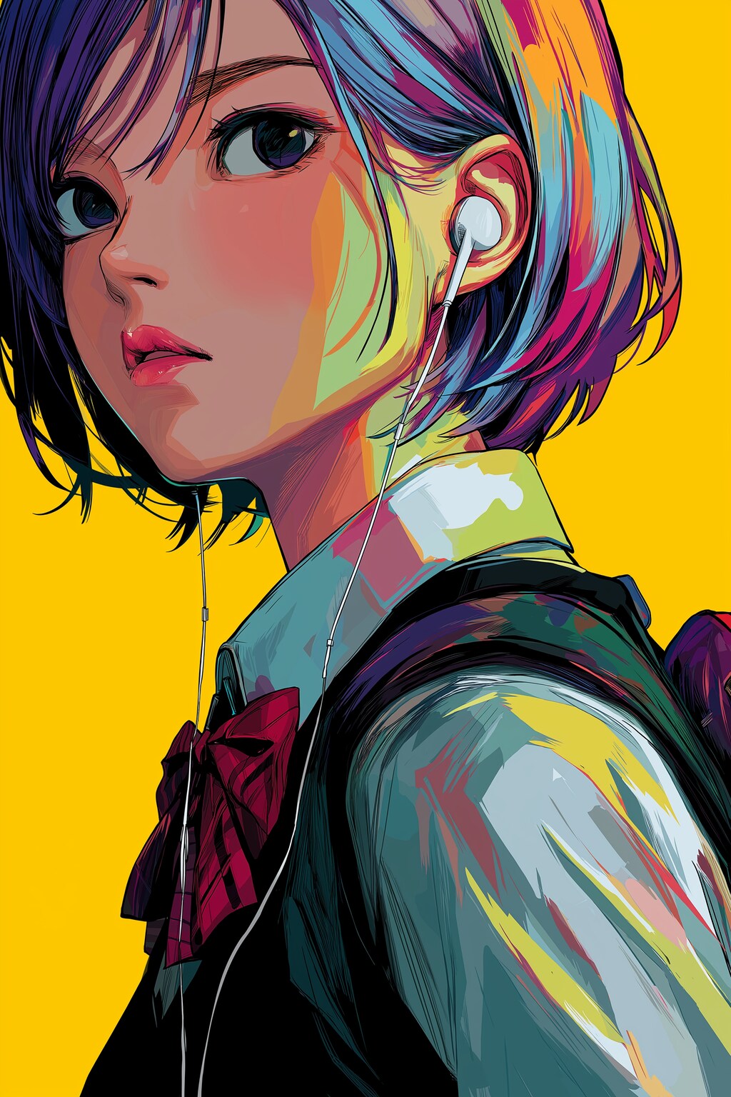 イヤフォンと女子高生２