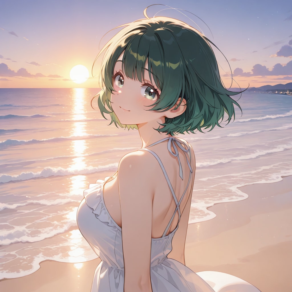 また、来年も来れたらいいな | の人気AIイラスト・グラビア