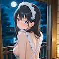 『セクシーメイド衣装』の葵さん 6枚目