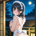 『セクシーメイド衣装』の葵さん 5枚目