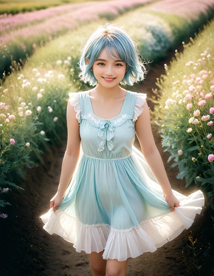 水色髪の姫 (real)