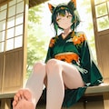 縁側でちょっと休憩（１）翠鈴　ECHIDNA 2枚目