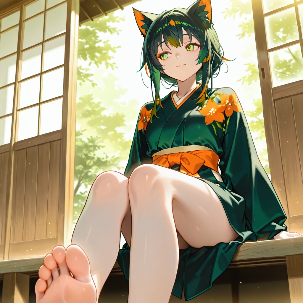 縁側でちょっと休憩（１）翠鈴　ECHIDNA