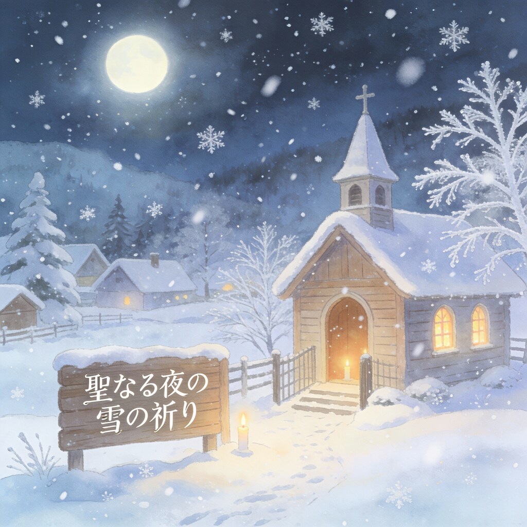 聖なる夜の雪の祈り