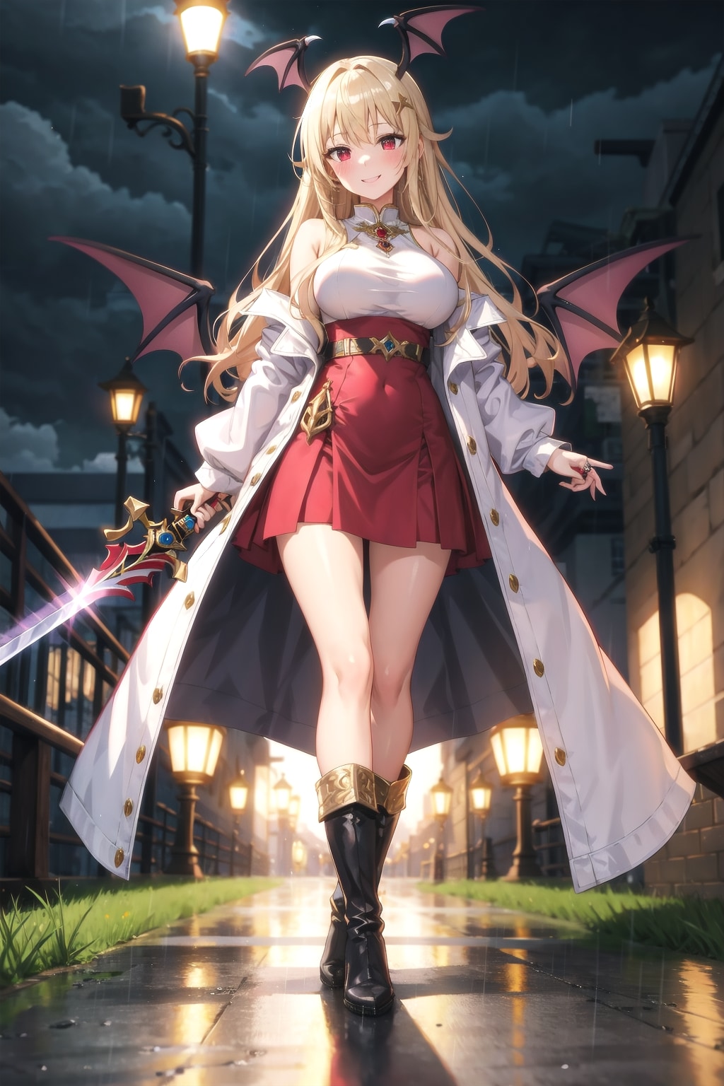 ミニスカートと剣