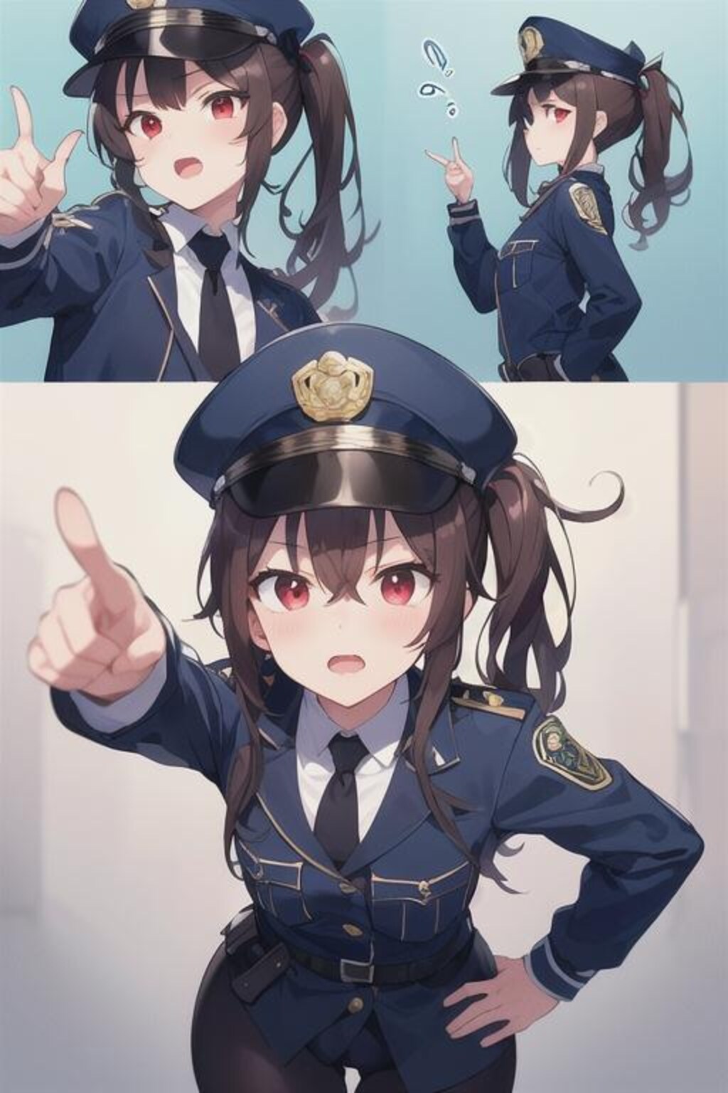 とりあえず、ツンデレ警官を貼っておく (幼馴染みのツンデレ警官ツグミ)