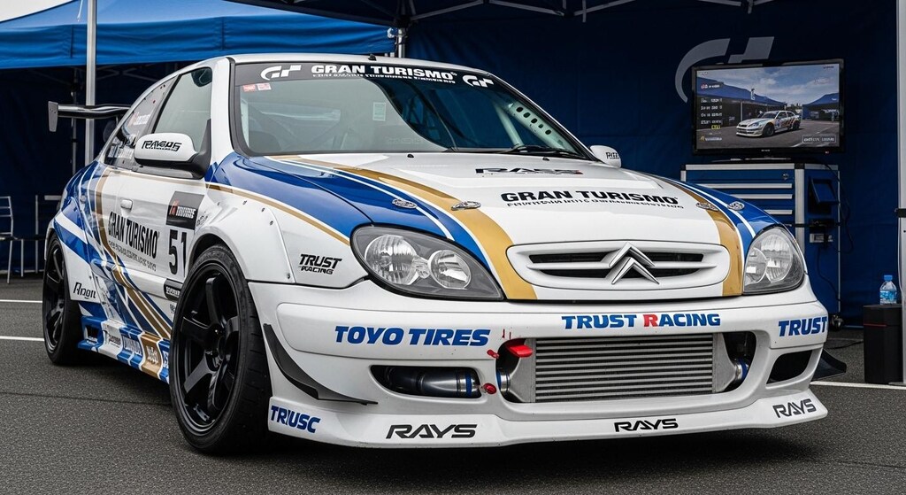 トーヨータイヤシトロエンクサーラのドリ車