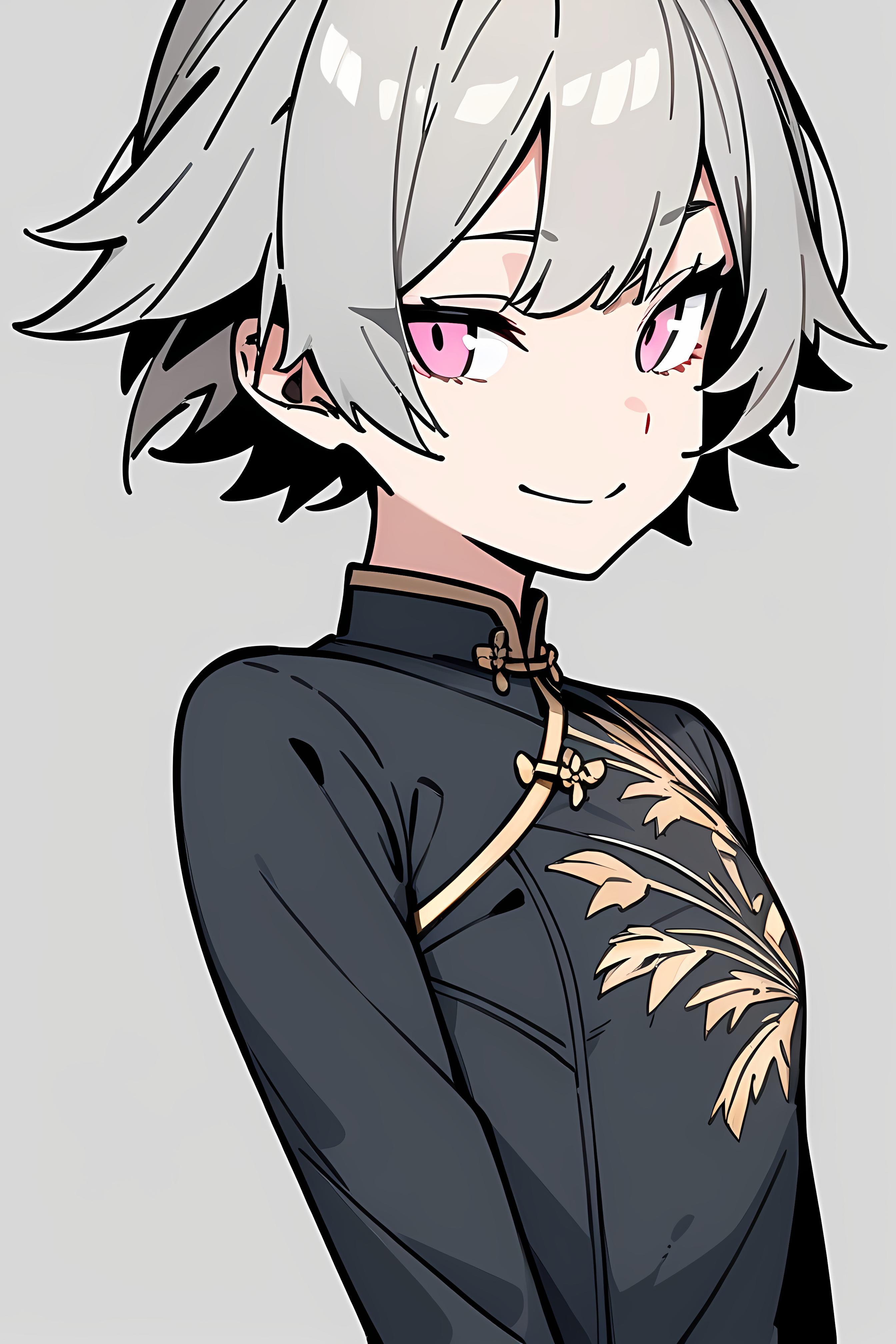灰髪ちゃん