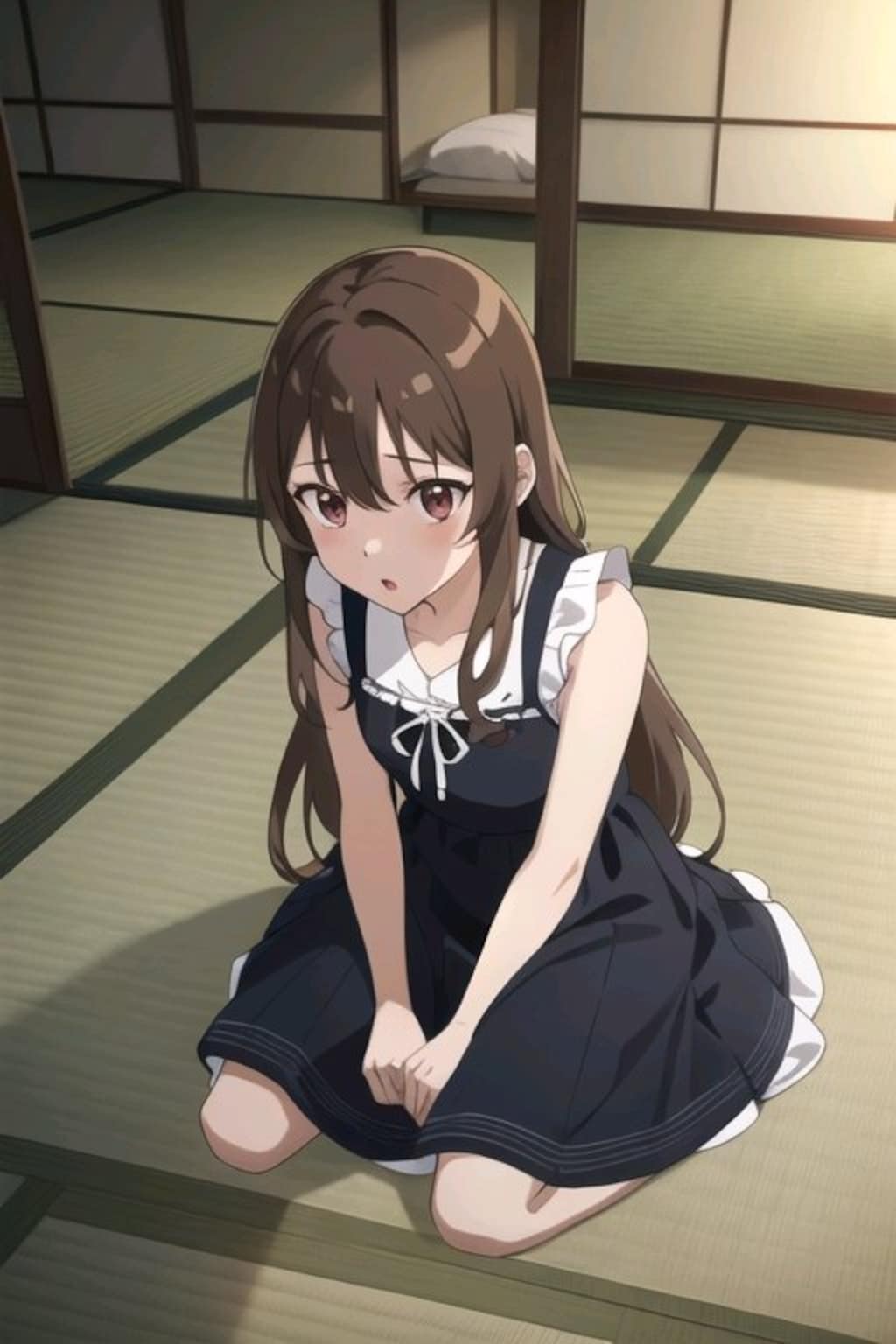 和室で引きこもり