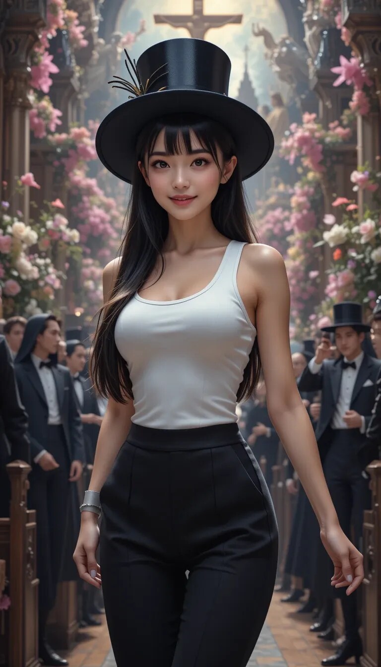 かっこかわいいダンサー白鳥英美梨の異世界教会公演
