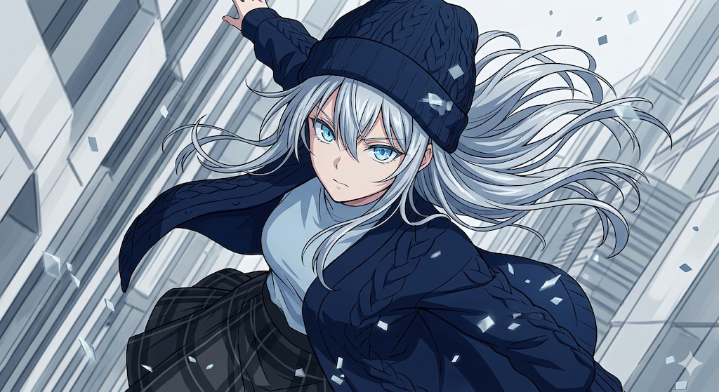 冬の旋律とスクエアに煌めく光の粒