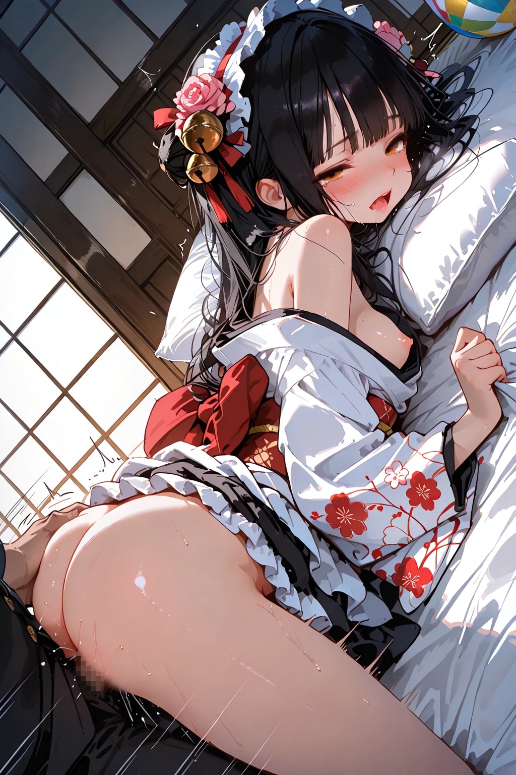 和風白ロリータ