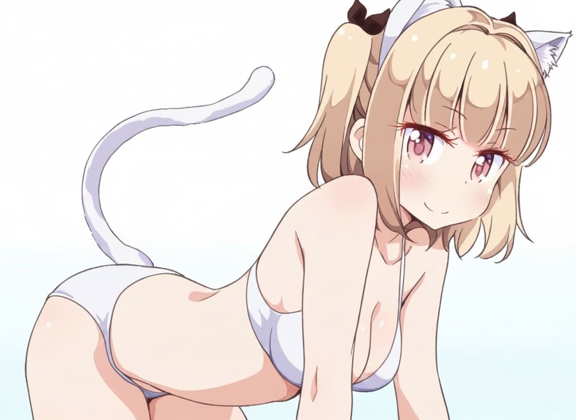飯島ゆん 猫ビキニ