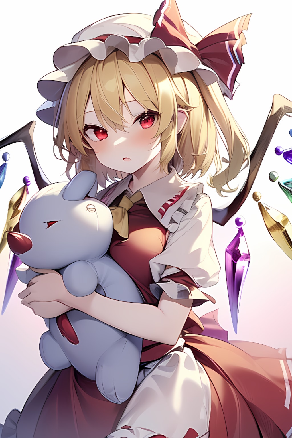 ぬいぐるみを抱えた女の子