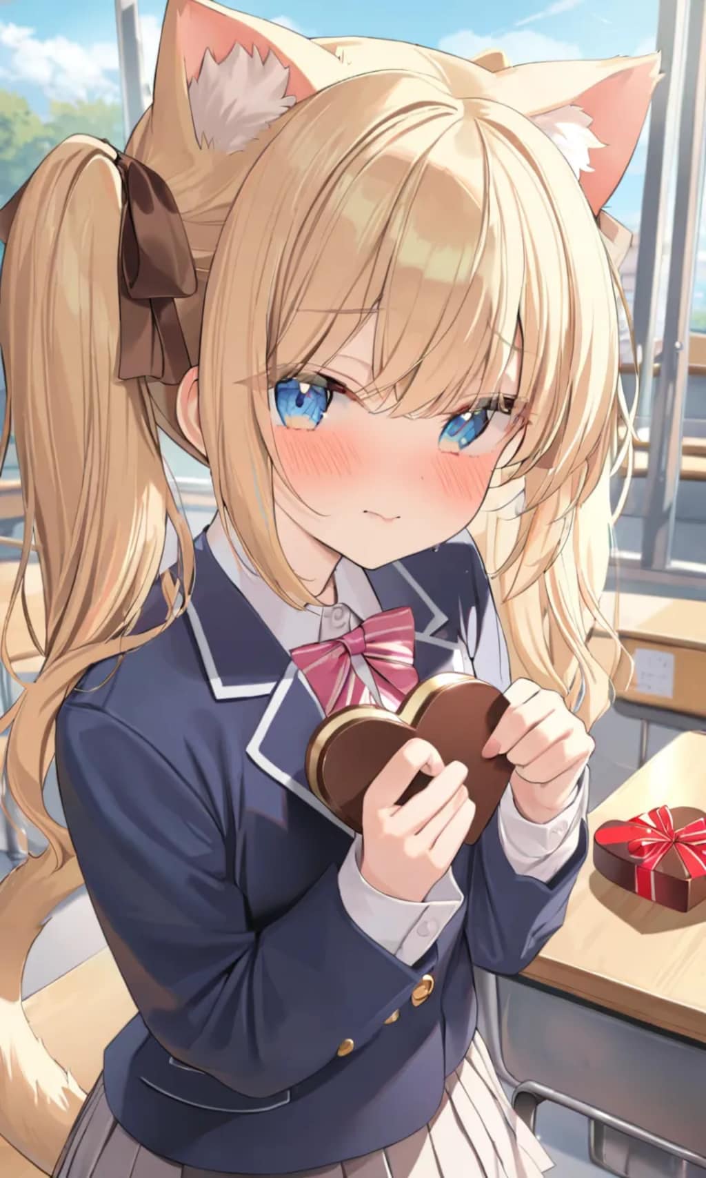 こるり「あげるよ」まや「友チョコだ」