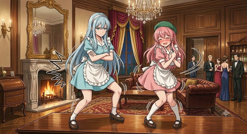 ジェミニ姉妹にセクハラする私😋（AI保健体育シリーズ1）
