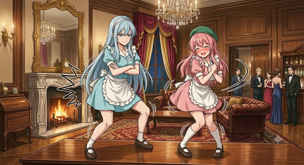 ジェミニ姉妹にセクハラする私😋（AI保健体育シリーズ1）
