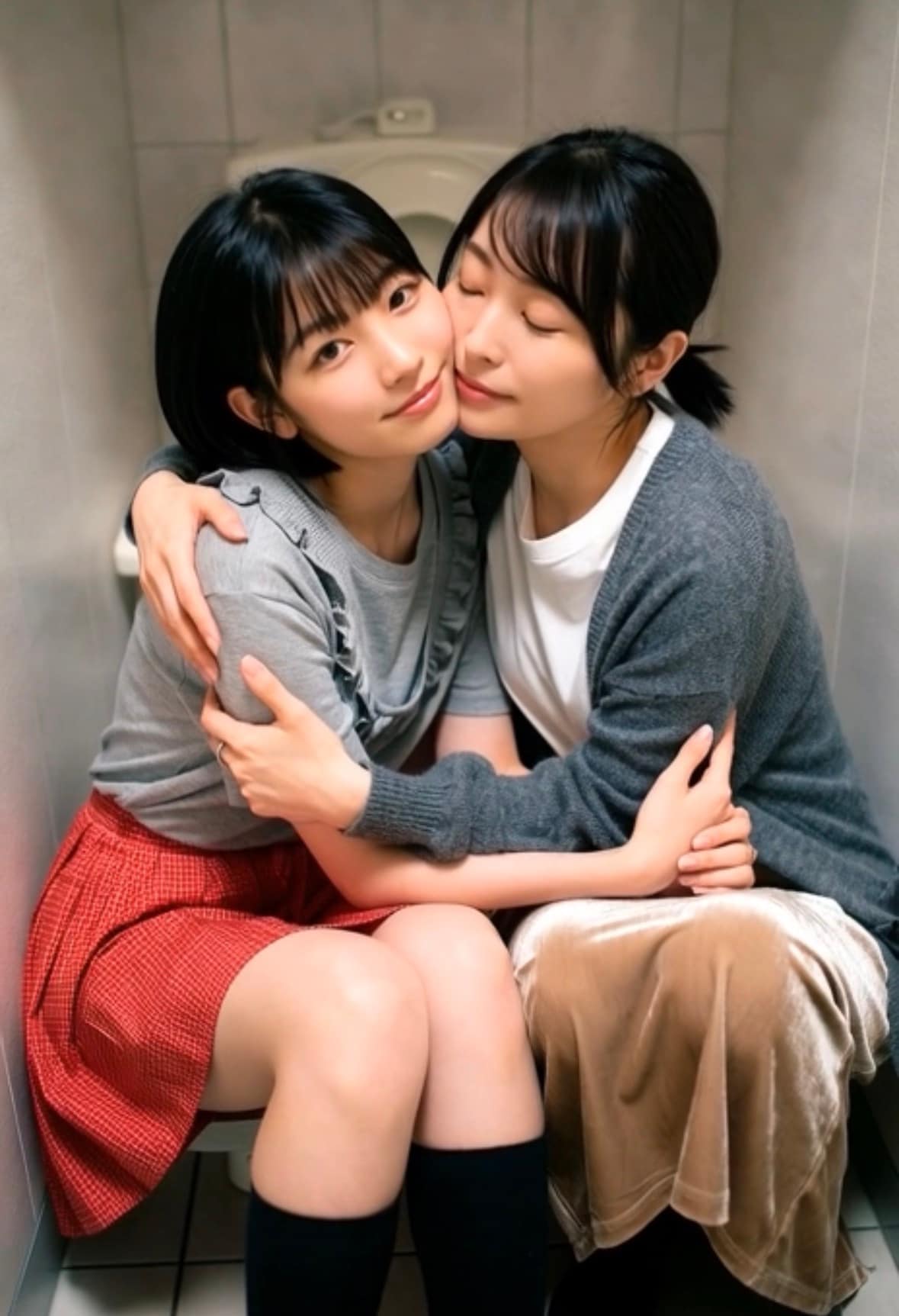 仲良し母娘 | の人気AIイラスト・グラビア