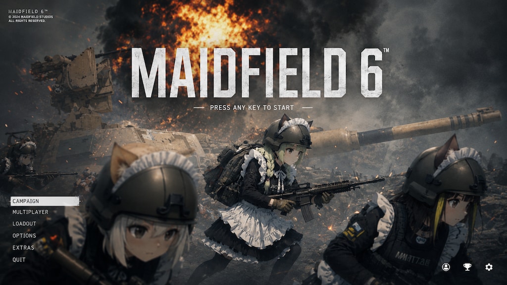 某ゲームタイトル画面風