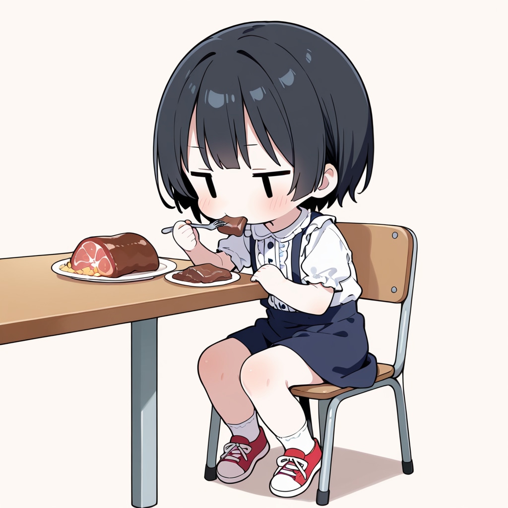 ローストビーフを食べる