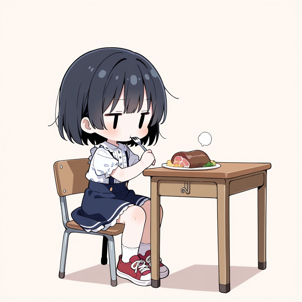 ローストビーフを食べる