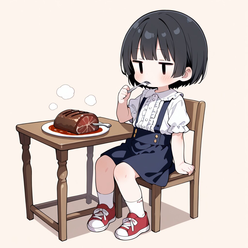 ローストビーフを食べる