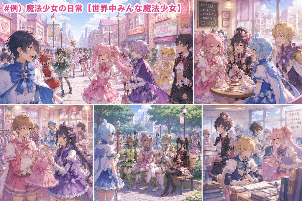 [投稿企画]例）魔法少女の日常の質問とか用ー