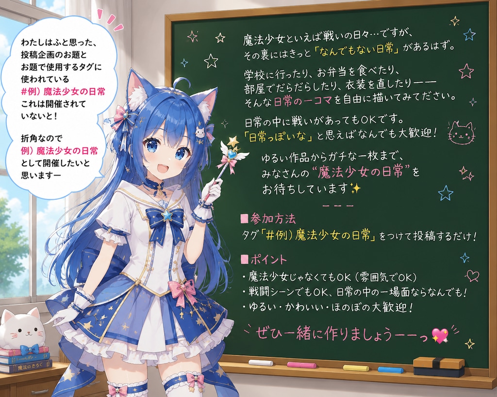 [投稿企画]例）魔法少女の日常の質問とか用ー