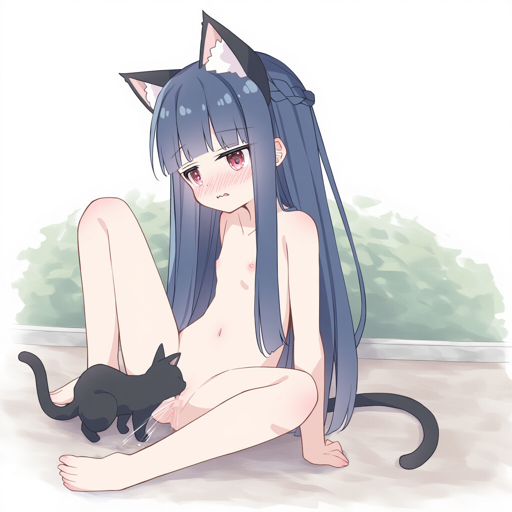 雪美ちゃんとペロ