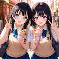 初めてのツーショット！ 2枚目