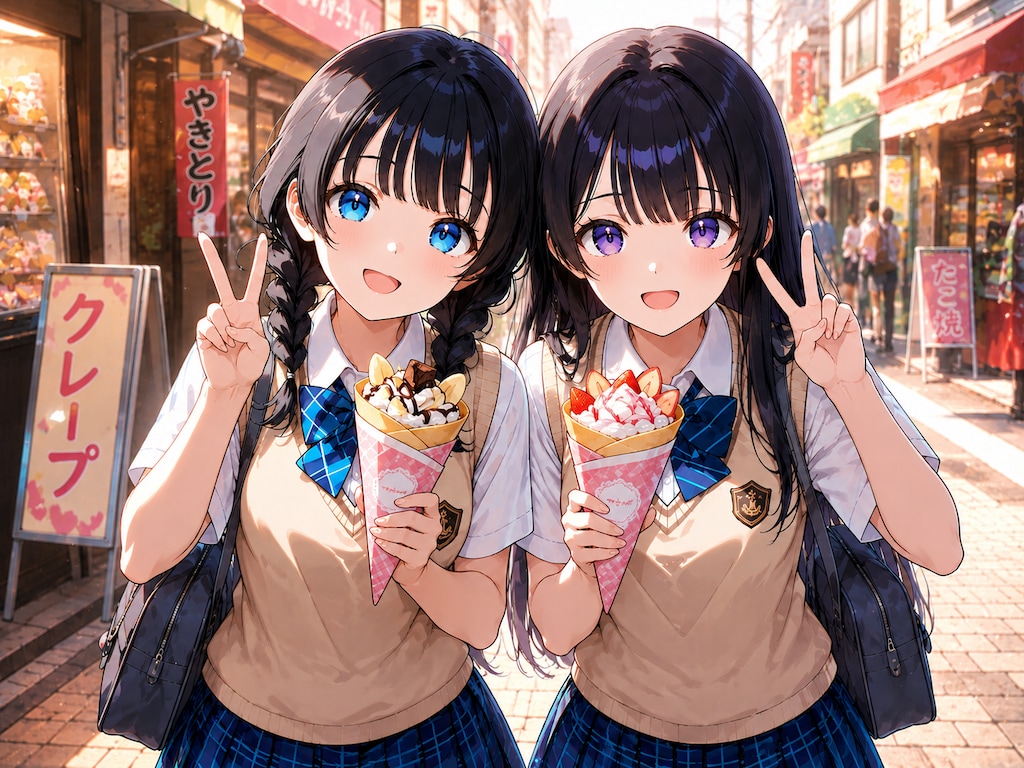 初めてのツーショット！