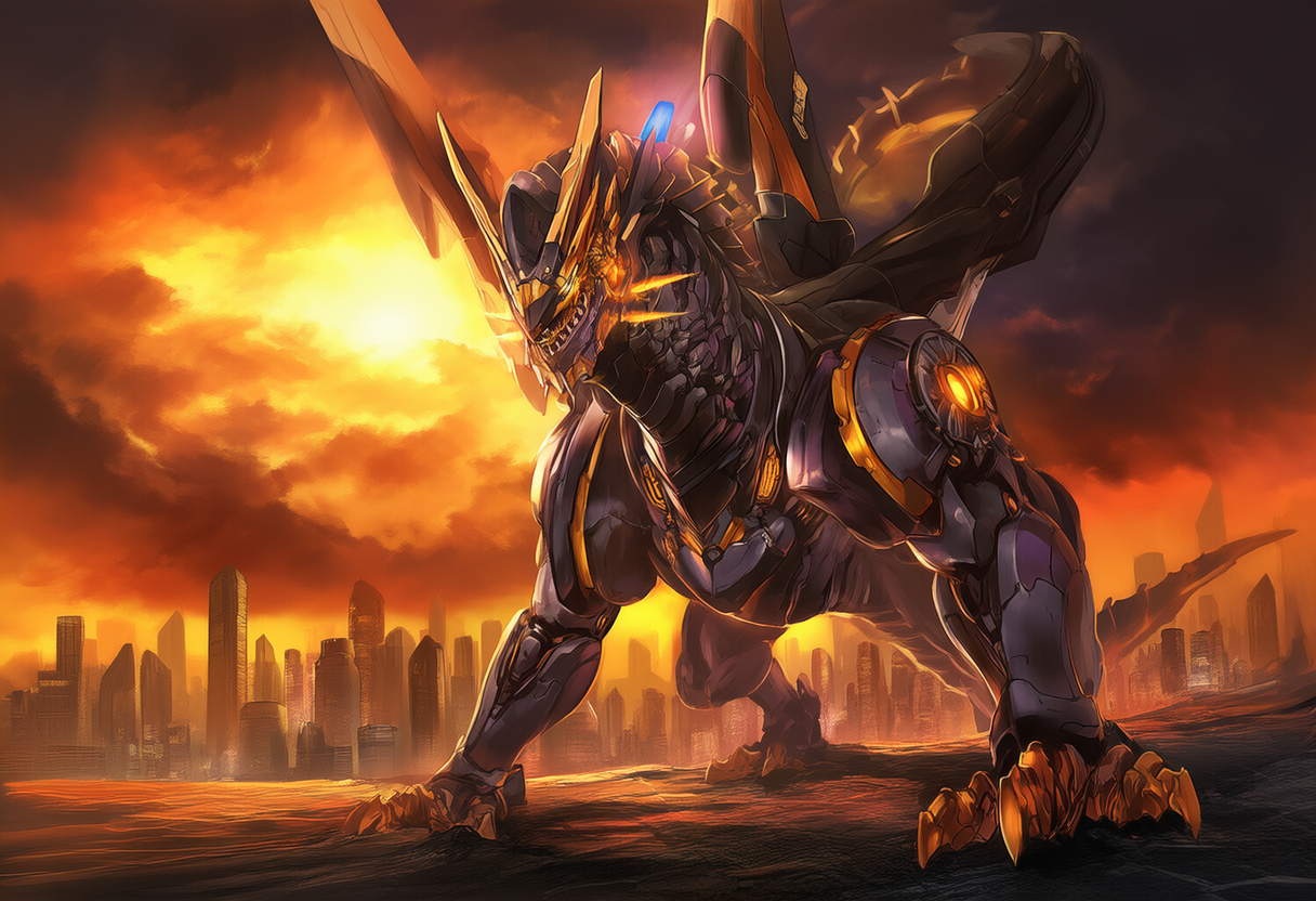 メカドラゴン | の人気AIイラスト・グラビア