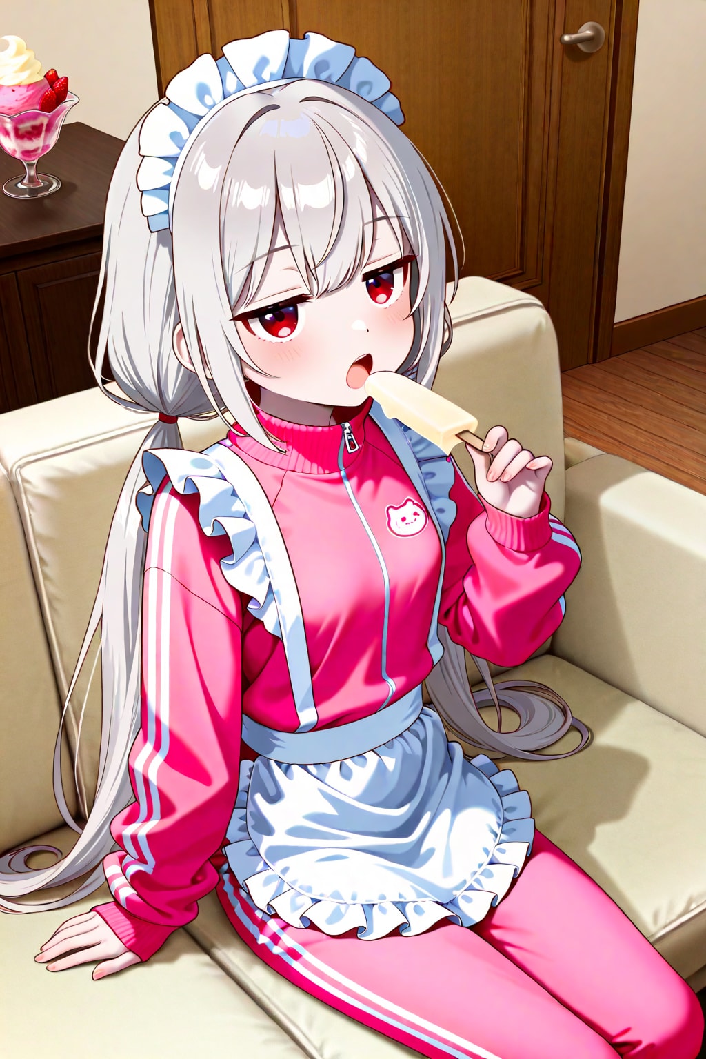 アイちゃんのジャージメイド | の人気AIイラスト・グラビア