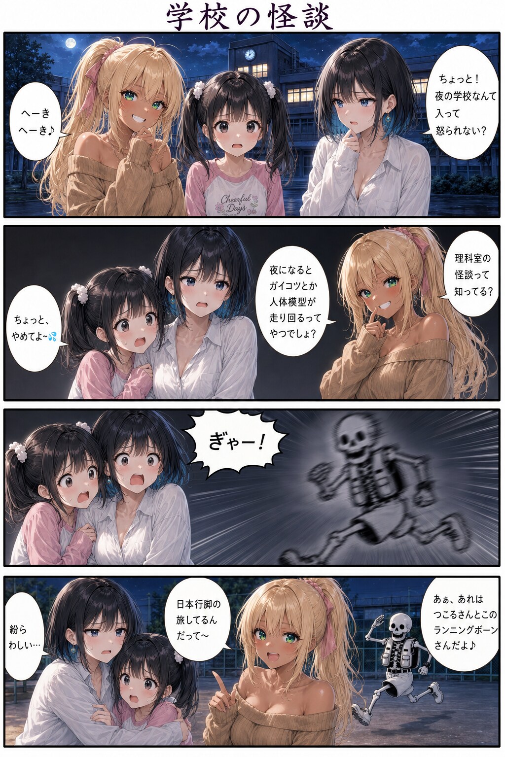 【怪談】学校の七不思議 | の人気AIイラスト・グラビア