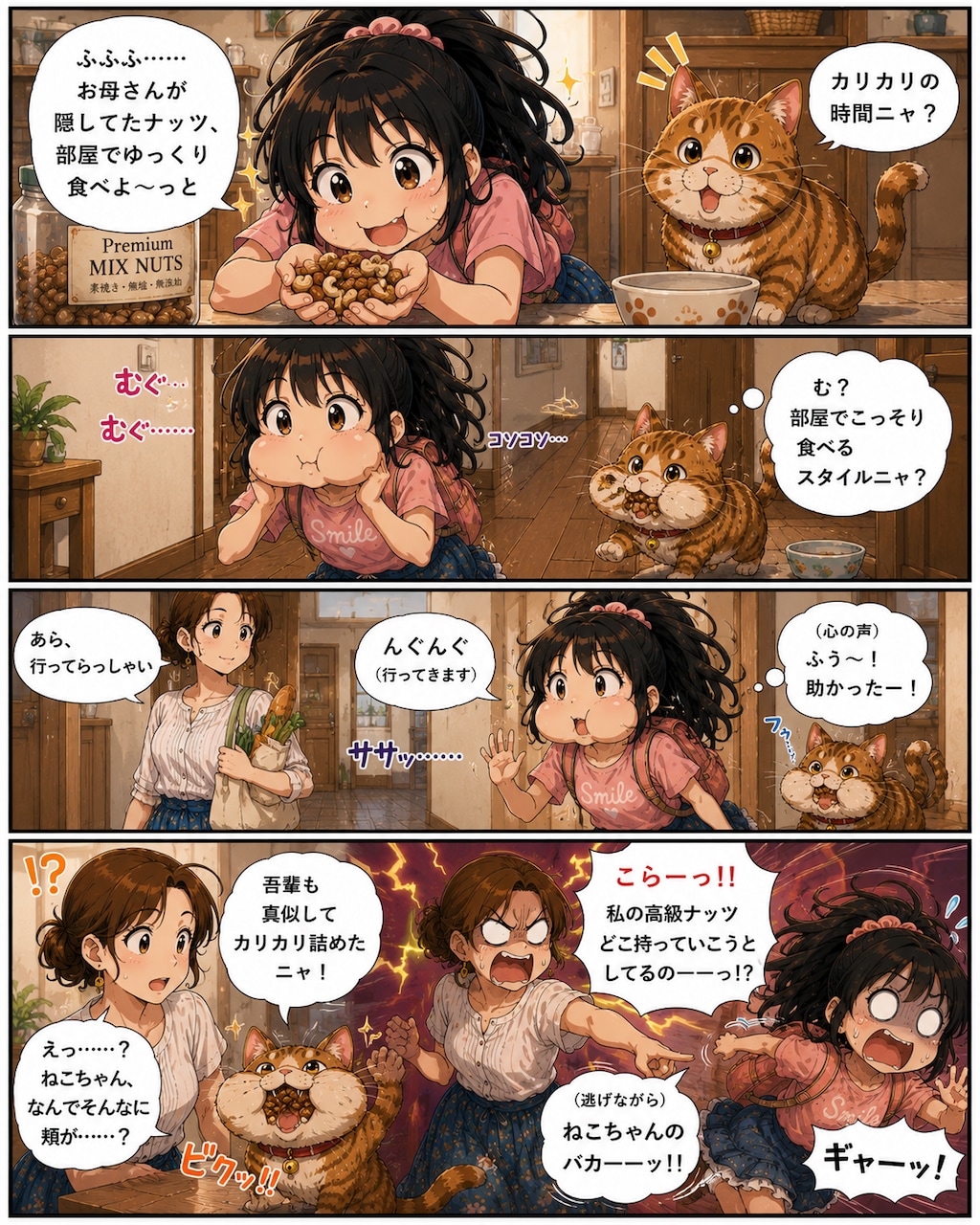 ほお袋にはナッツしょ～！？