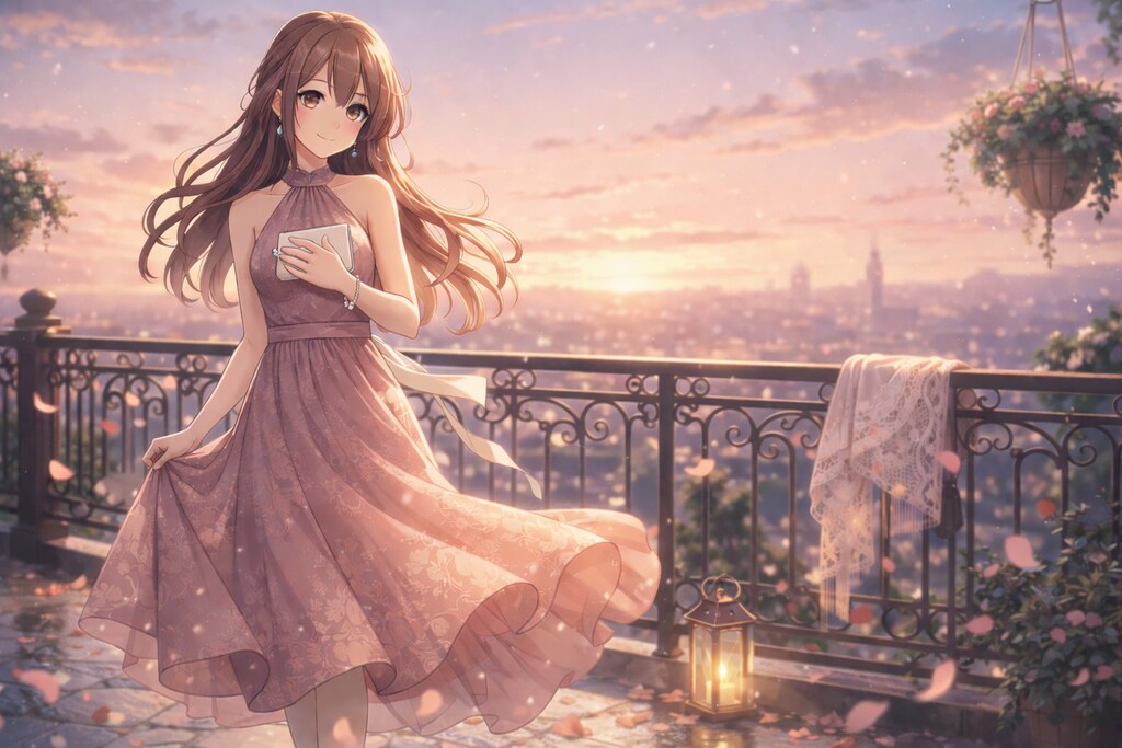 ホルターネックドレス