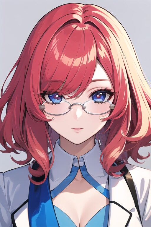 メガネ美人