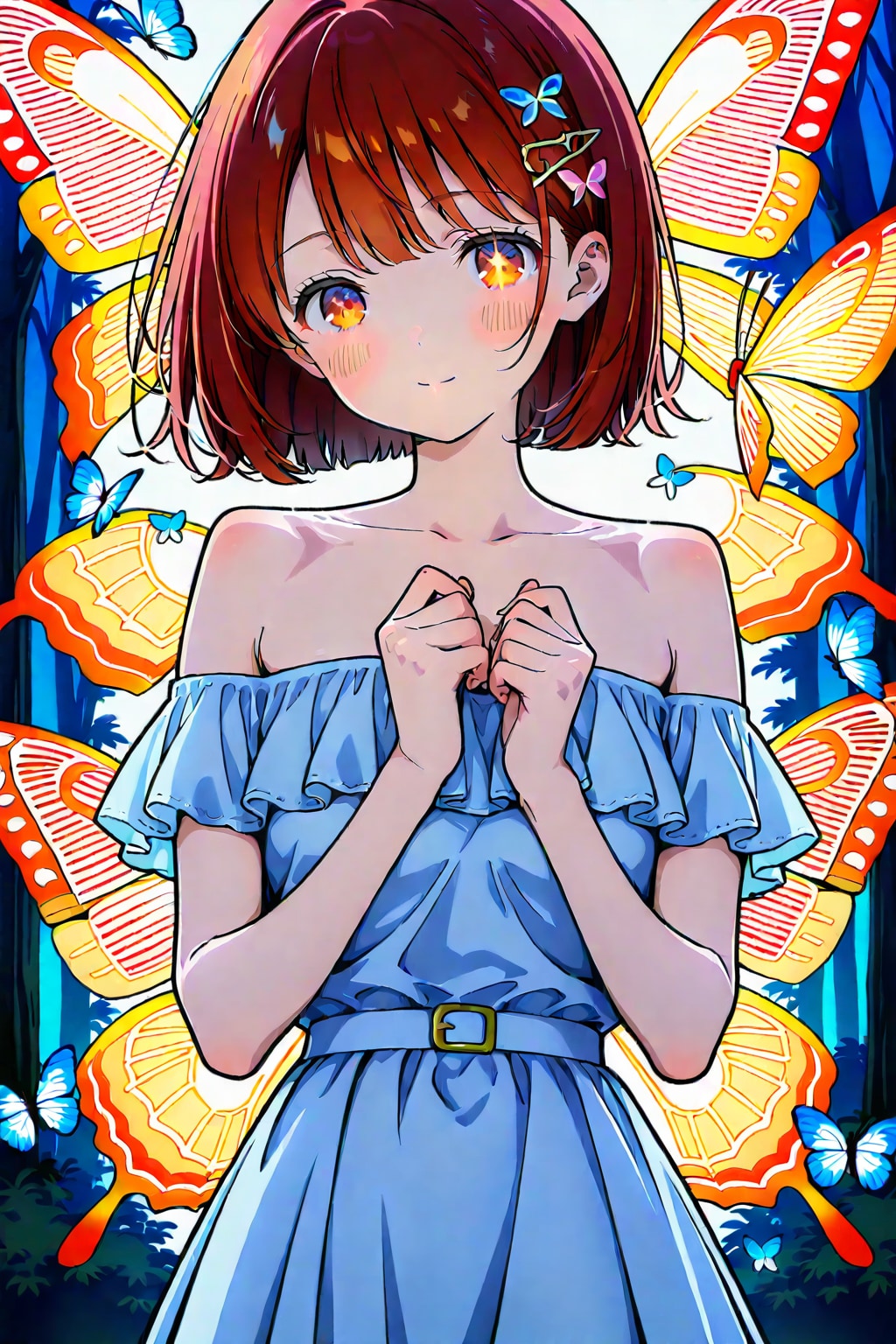 幻想なる夜光の蝶