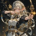 弓使いのエルフのメイド 3枚目