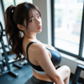 汗だく女子06 3枚目