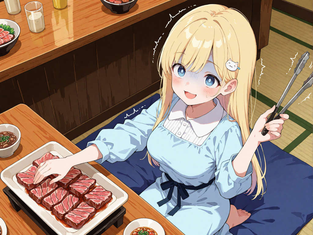 ここの焼き肉屋でトングを鳴らしてはいけません！