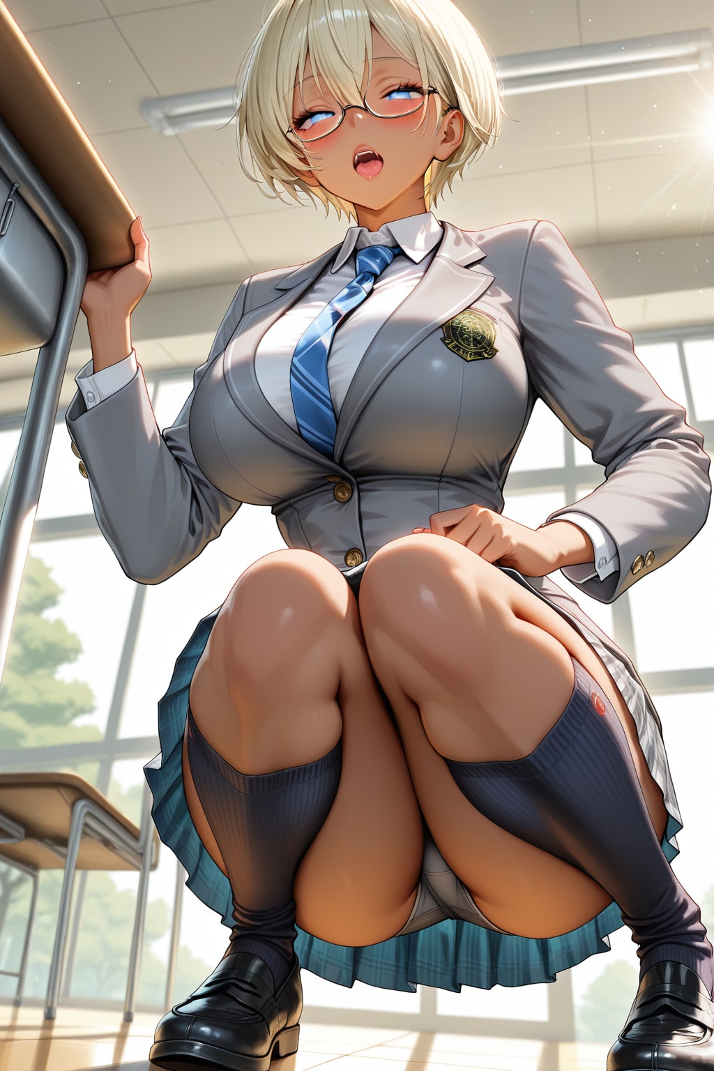 先輩～パンティーだと思いました？
