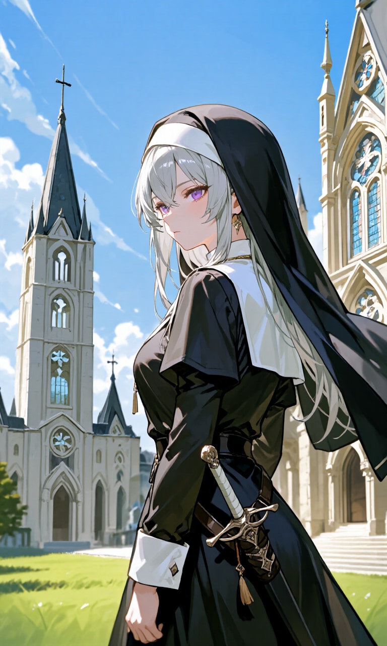 西洋剣修道女 | の人気AIイラスト・グラビア