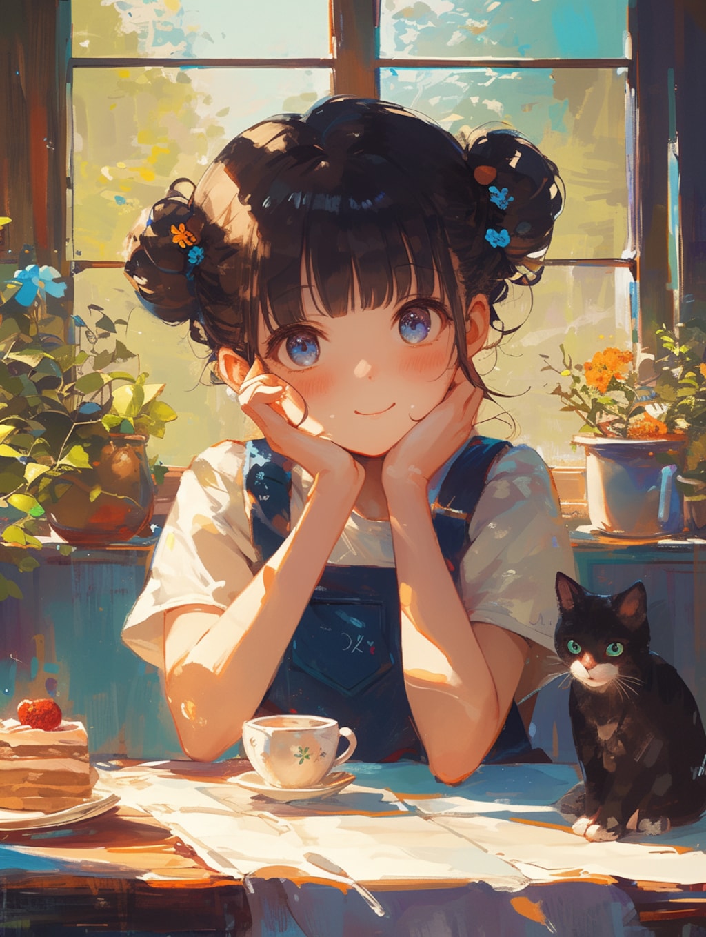 猫🐈とおだんごちゃん🍡✨169