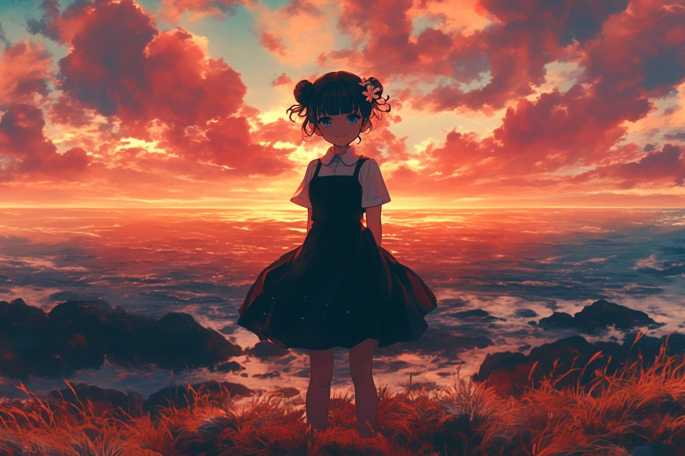 夕暮れのおだんごちゃん🍡✨194